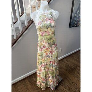 Olvi's Sunset Lace Evening Gown Dress Size Small